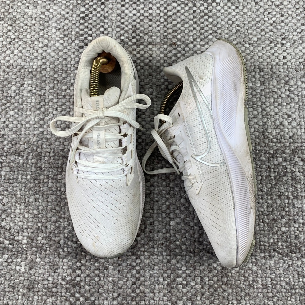 Nike Air Zoom Pegasus 38 Womens Size 8 White Running Shoes CW7358-100